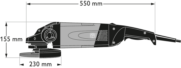Угловая шлифовальная машина Fein WSB 25-230 X (72211100232)