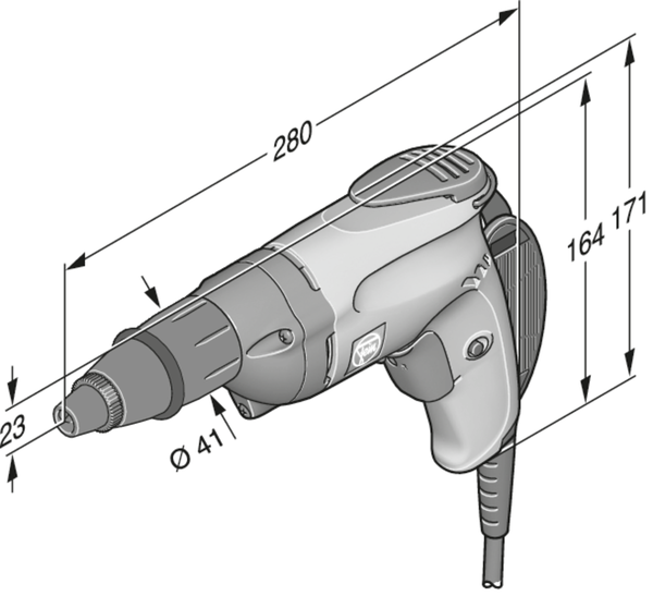 Винтоверт для саморезов Fein SCS 4.8-25 (72130400239)