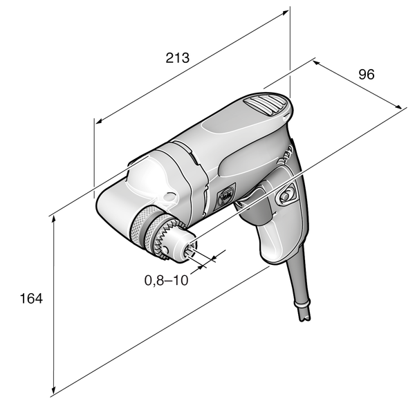 Дрель угловая Fein WBP 10 (72055160000)