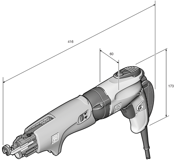 Винтоверт для отделочных работ Fein SCT 5-40 M (72130650018)