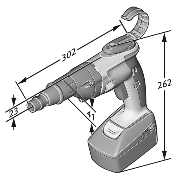 Винтоверт для саморезов Fein ASCS 6.3 Select (71131163000)