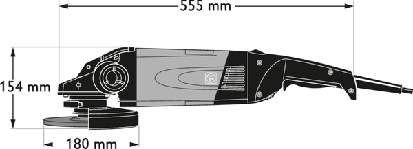 Угловая шлифовальная машина Fein WSB 25-180 X (72211000233)