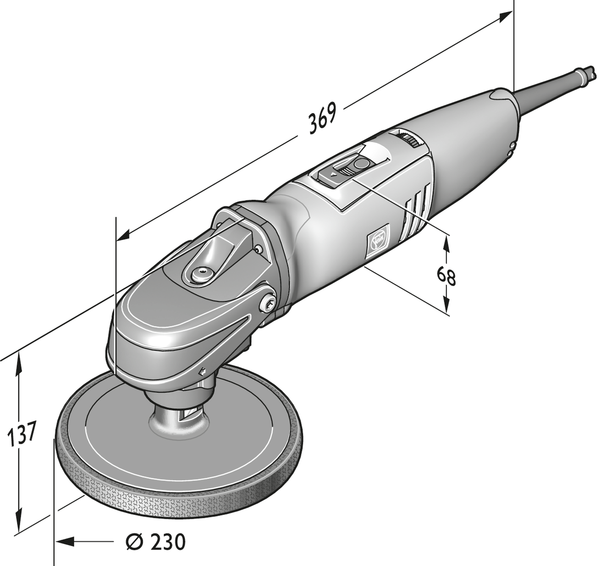 Полировальная машинка WPO 14-25 E (72214900230)