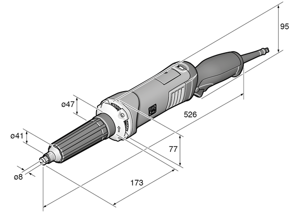 Прямая шлифовальная машина Fein GSZ 11-320 PERL (72232260000)