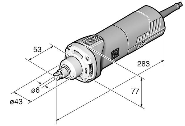 Прямая шлифовальная машина Fein GSZ 8-280 P (72231660000)