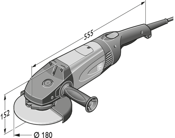 Угловая шлифовальная машина Fein WSG 20-180 (72210700236)