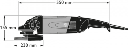 Угловая шлифовальная машина Fein WSB 25-230 X AutoStop (72211129237)