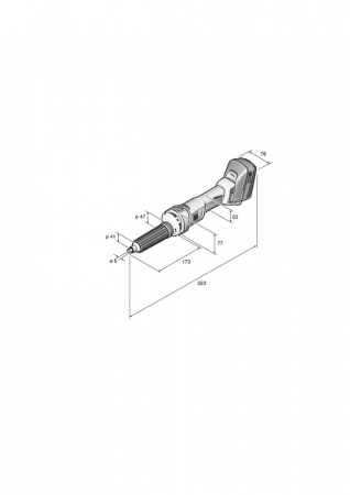Аккумуляторная прямошлифовальная машина Fein AGSZ 18-90 LBL Select (71230362000)