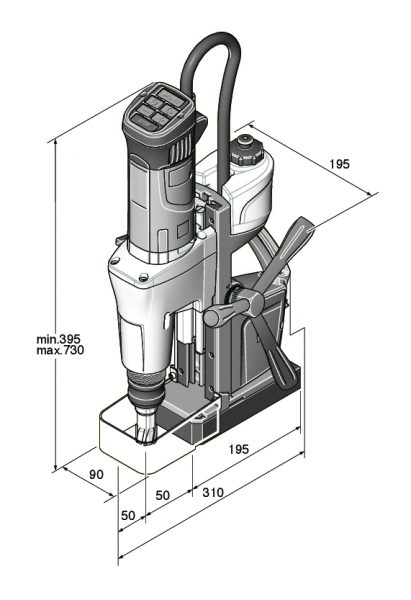 Магнитный сверлильный станок Fein KBM 50 U (72704061000)