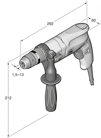 Дрель двухскоростная Fein BOP 13-2 (72055560000)