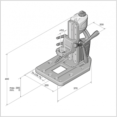 Опорная сверлильная стойка IBS 16 (90320223000)