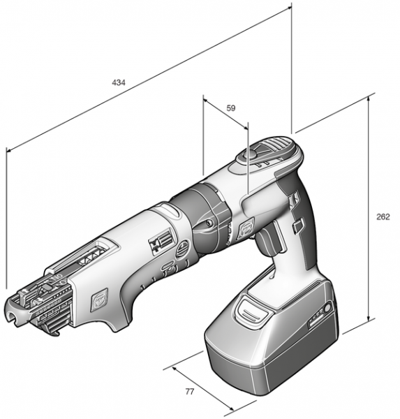 Винтоверт для отделочных работ Fein ASCT 18 M Select (71131664000)