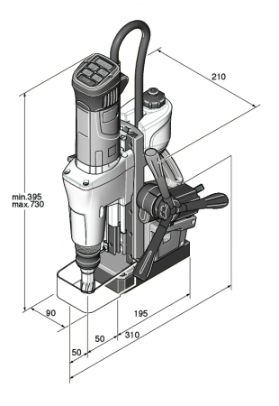 Магнитный сверлильный станок Fein KBM 50 auto (72704261000)