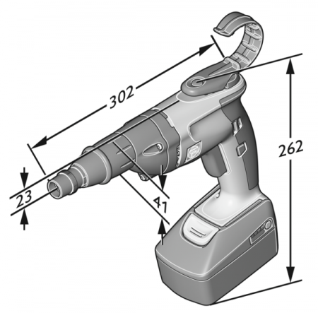 Винтоверт для саморезов Fein ASCS 6.3 Select (71131163000)