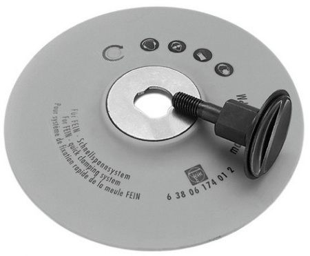 Тарельчатый шлифовальный круг упругий Fein Ø 180 мм (63806174028)