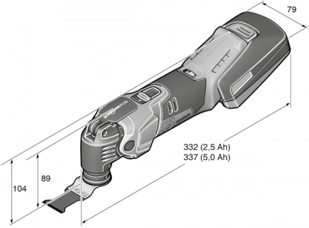 Аккумуляторный инструмент MULTIMASTER AMM 500 Plus Select (71293362000)