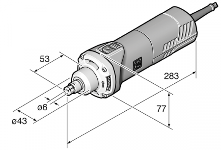 Прямая шлифовальная машина Fein GSZ 8-280 P (72231660000)